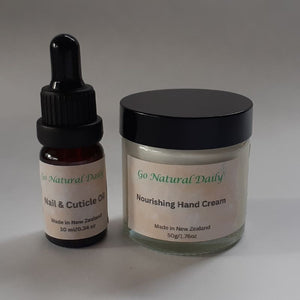 Nail & Cuticle Oil & Nourishing Hand Cream Gift Set